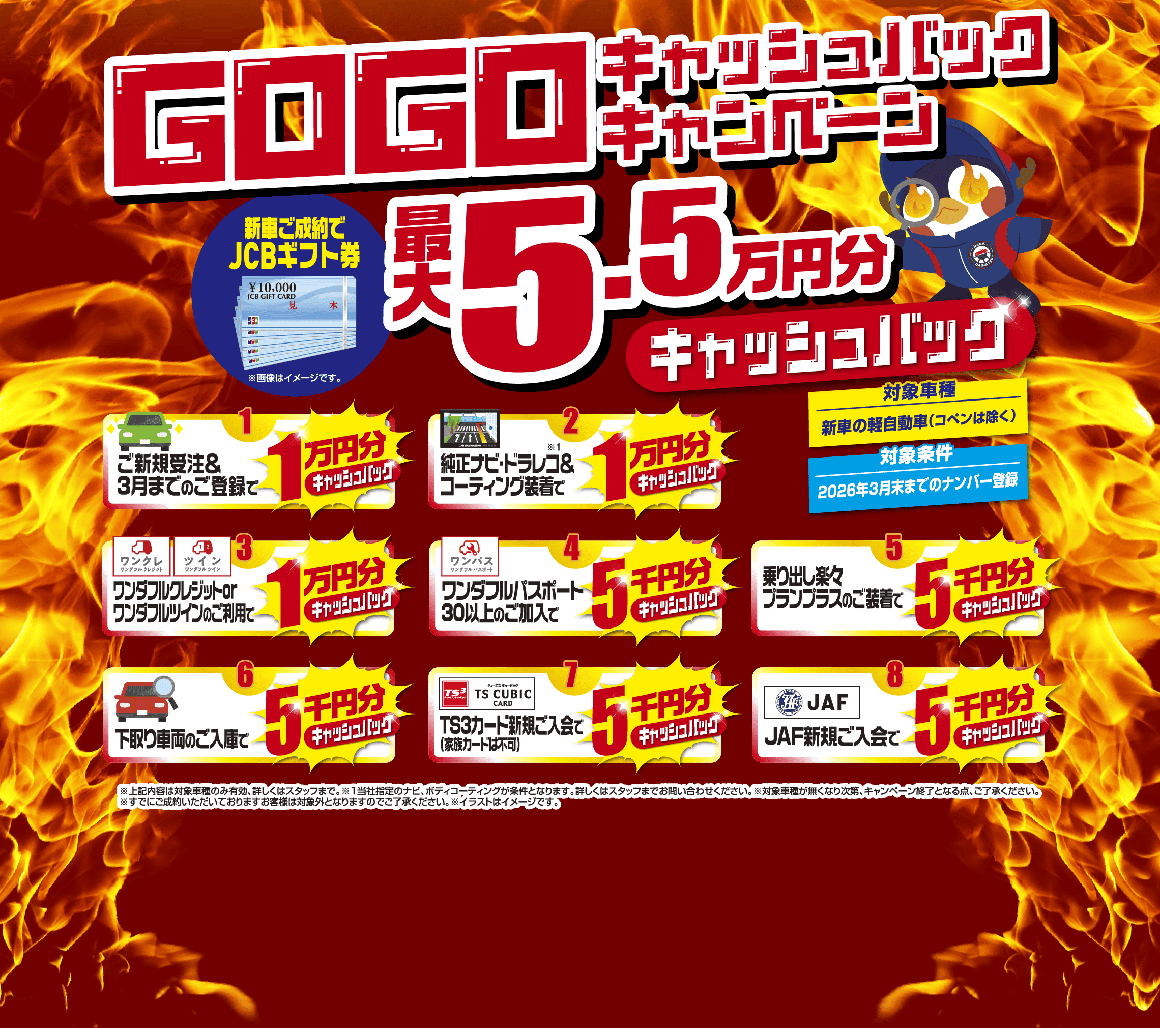 GOGOキャッシュバックキャンペーン