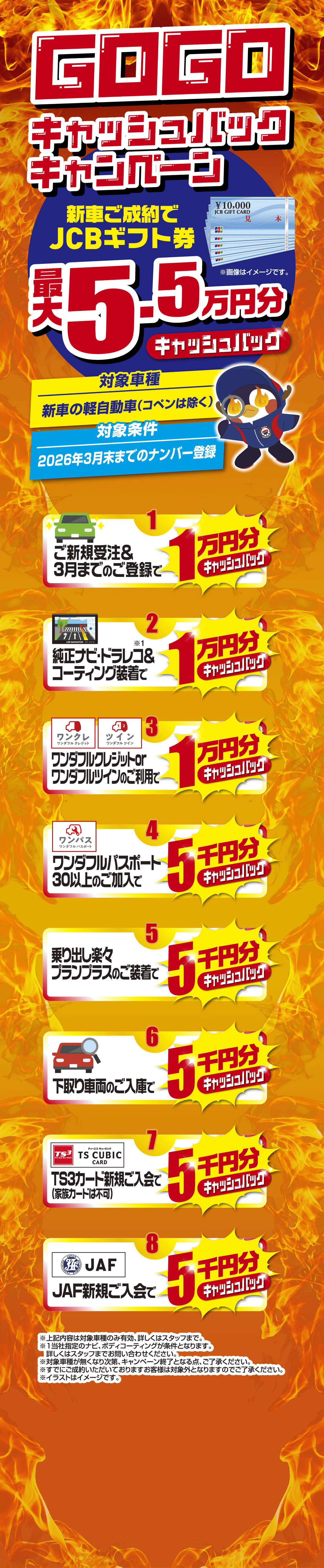 GOGOキャッシュバックキャンペーン