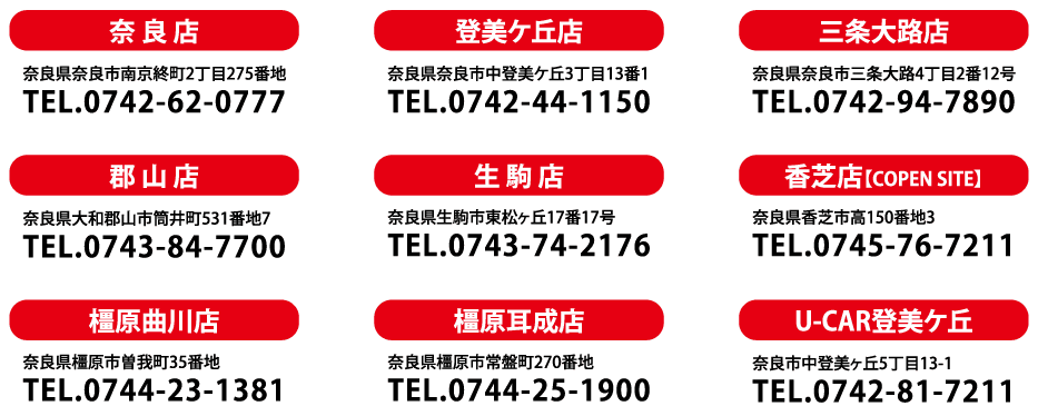 店舗一覧