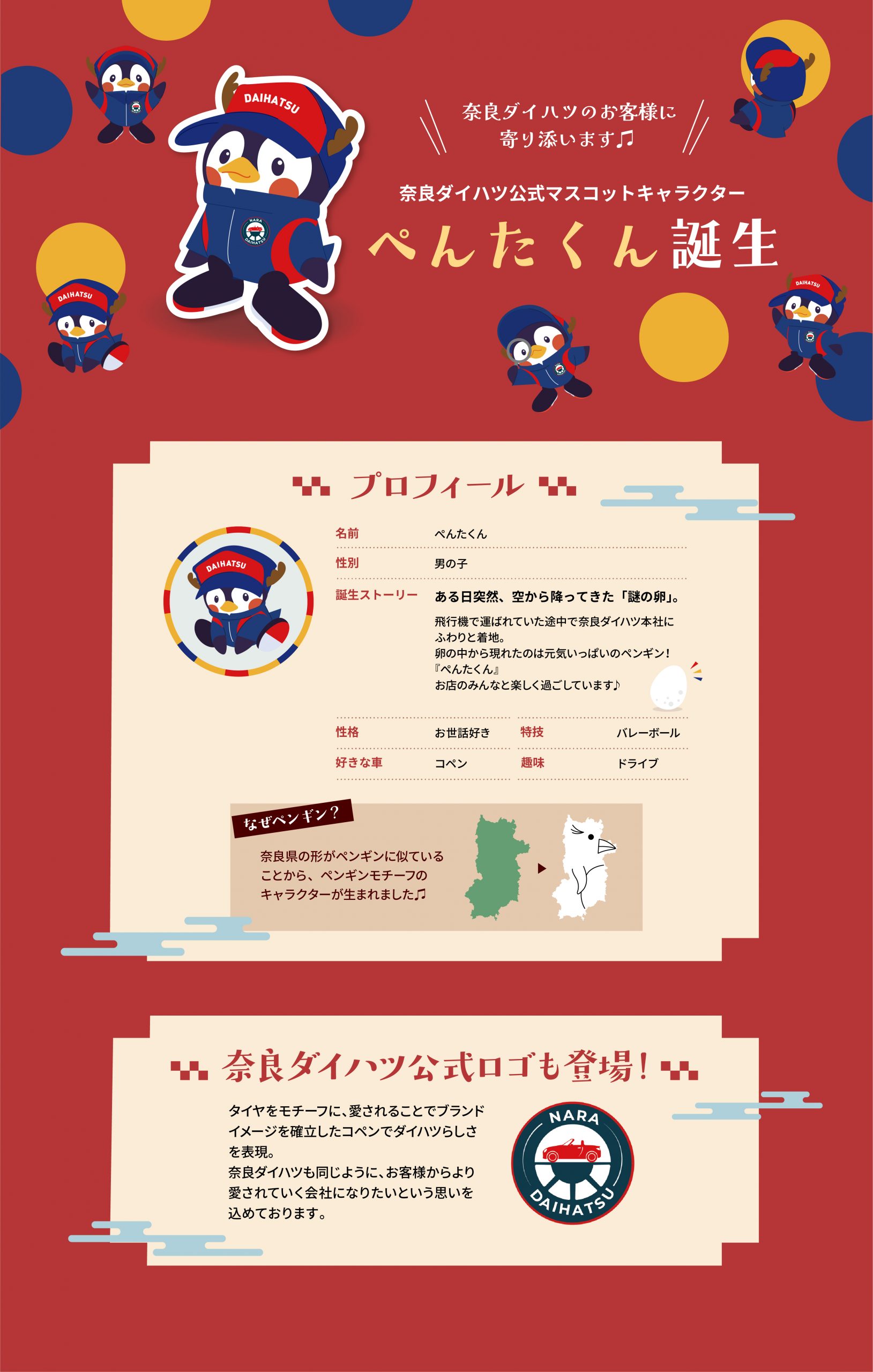 ぺんたくん誕生